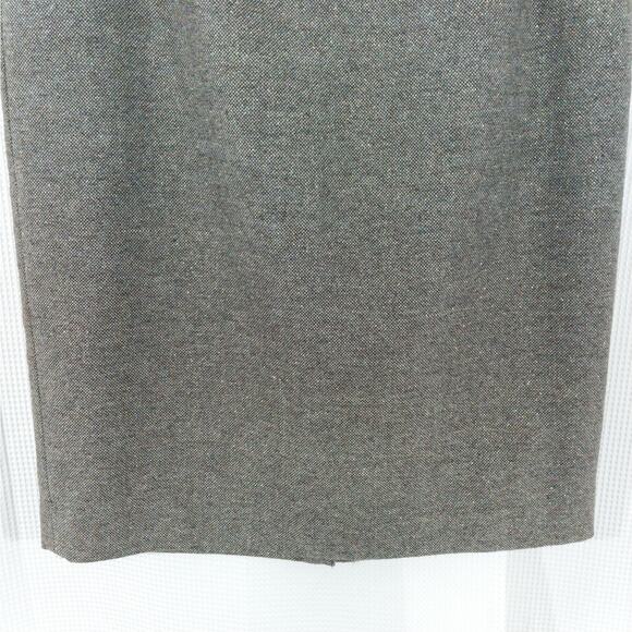 NWT@$40! LIZ CLAIBORNE! ESPRESSO BROWN AND METALLIC GOLD WOVEN SKIRT! SZ 12 - Picture 4 of 9